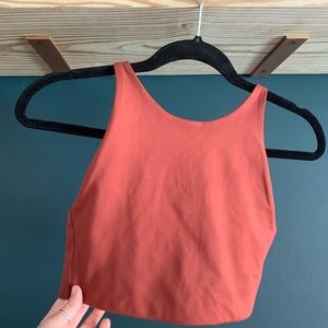 Girlfriend Collective Topanga Bra in Rust